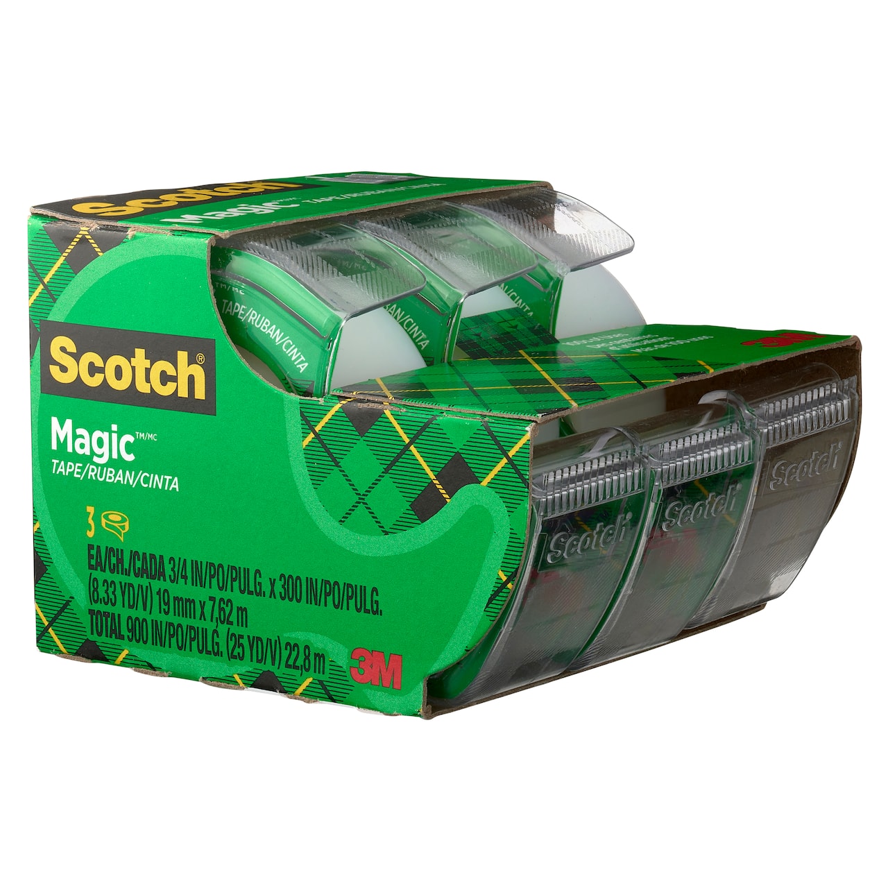 Scotch&#xAE; Magic&#x2122; Tape, 3-Pack